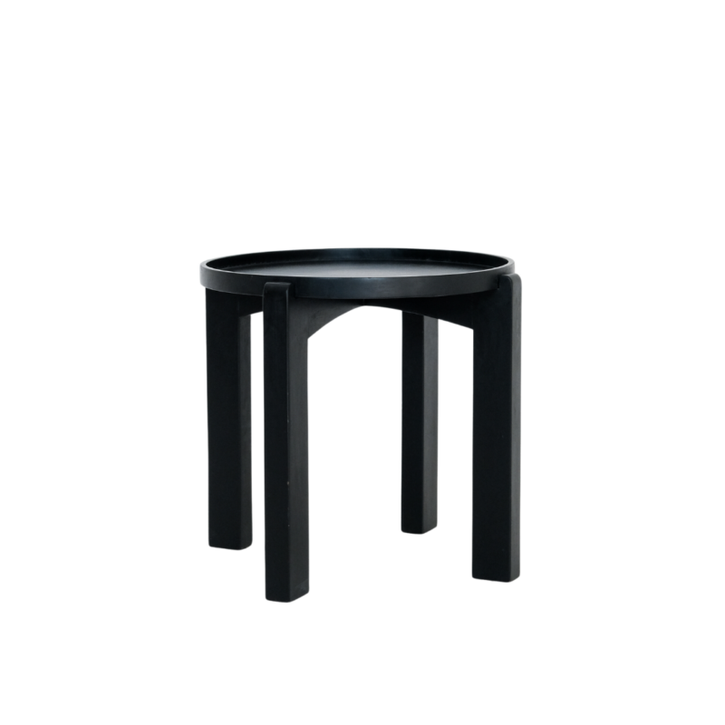 wooden side table