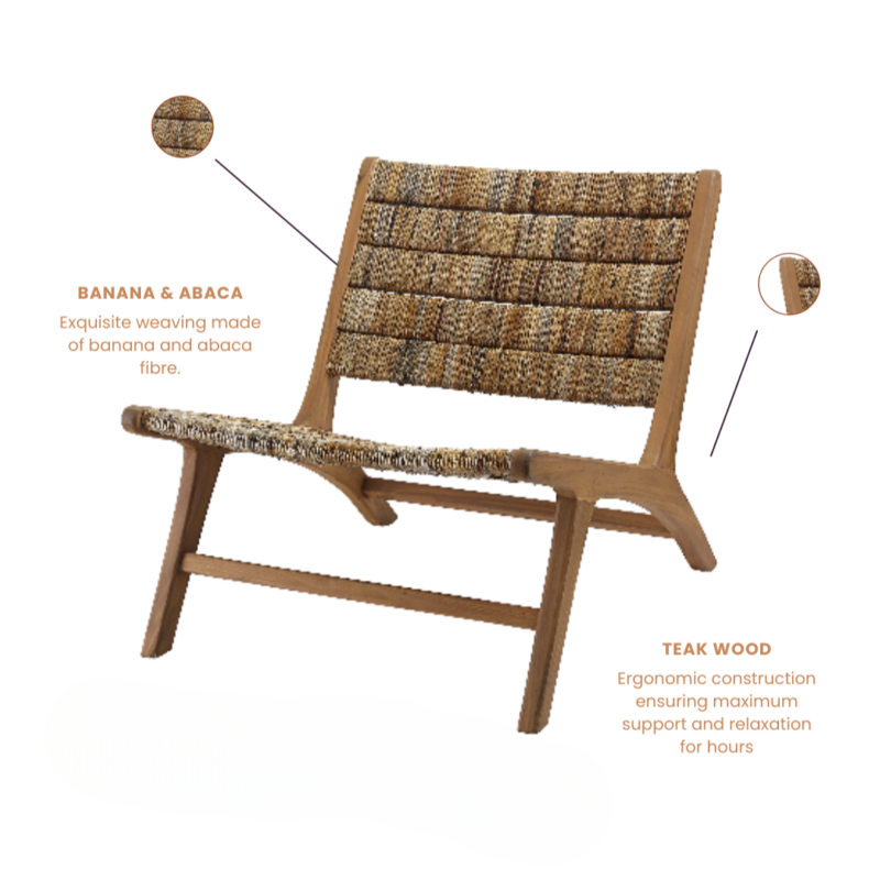 Wooden Lounge Chair