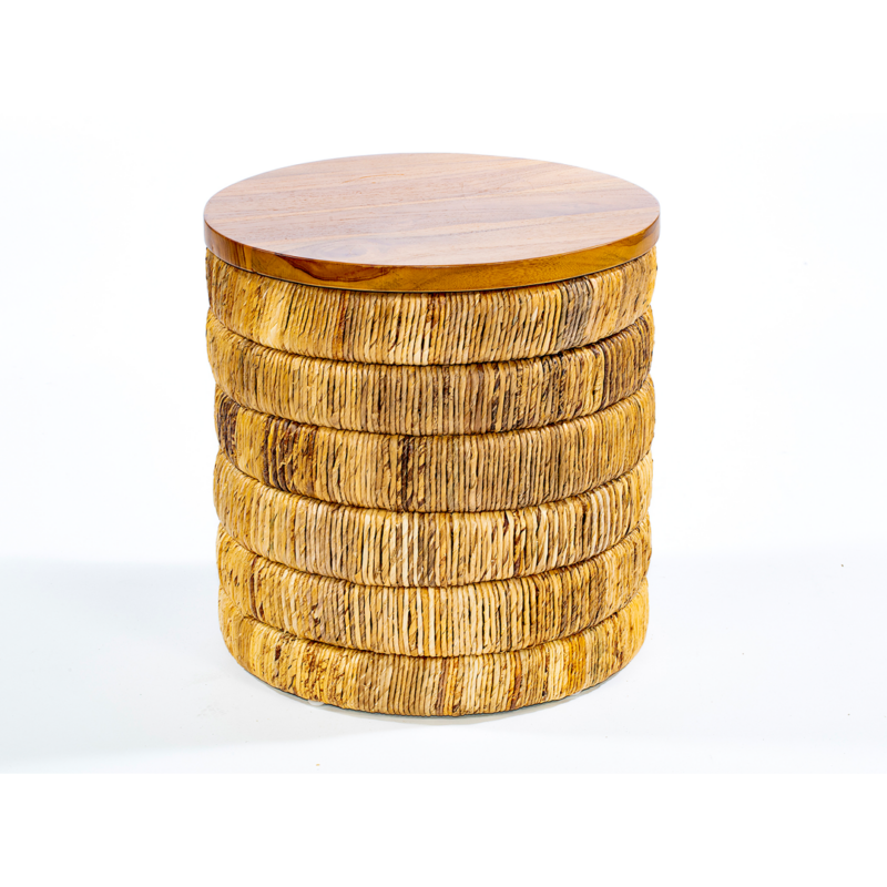 wooden side table