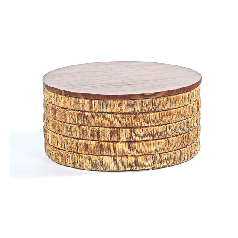 wooden coffee table