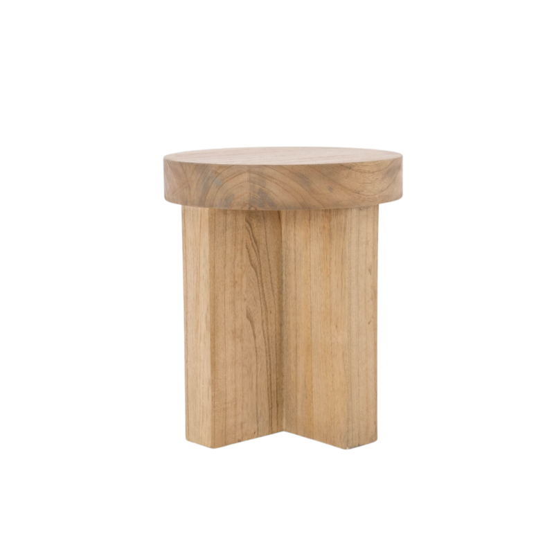 WOODEN SIDE TABLE