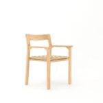 WOODEN DINING ARM CHAIR