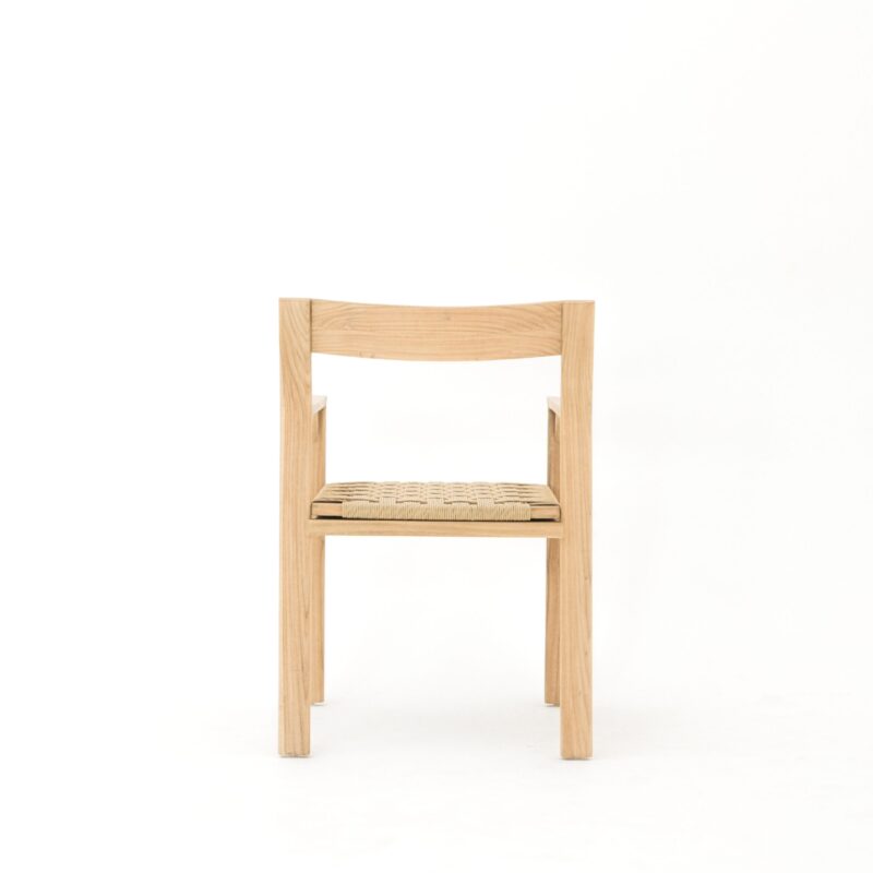 WOODEN DINING ARM CHAIR
