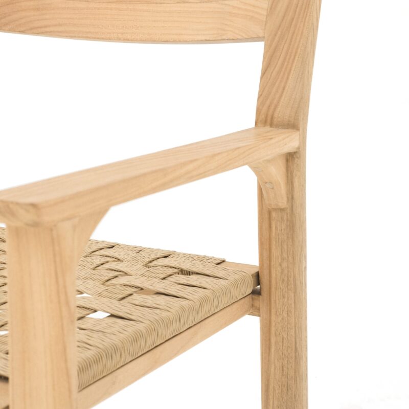 WOODEN DINING ARM CHAIR