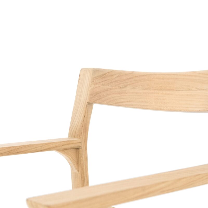 WOODEN DINING ARM CHAIR