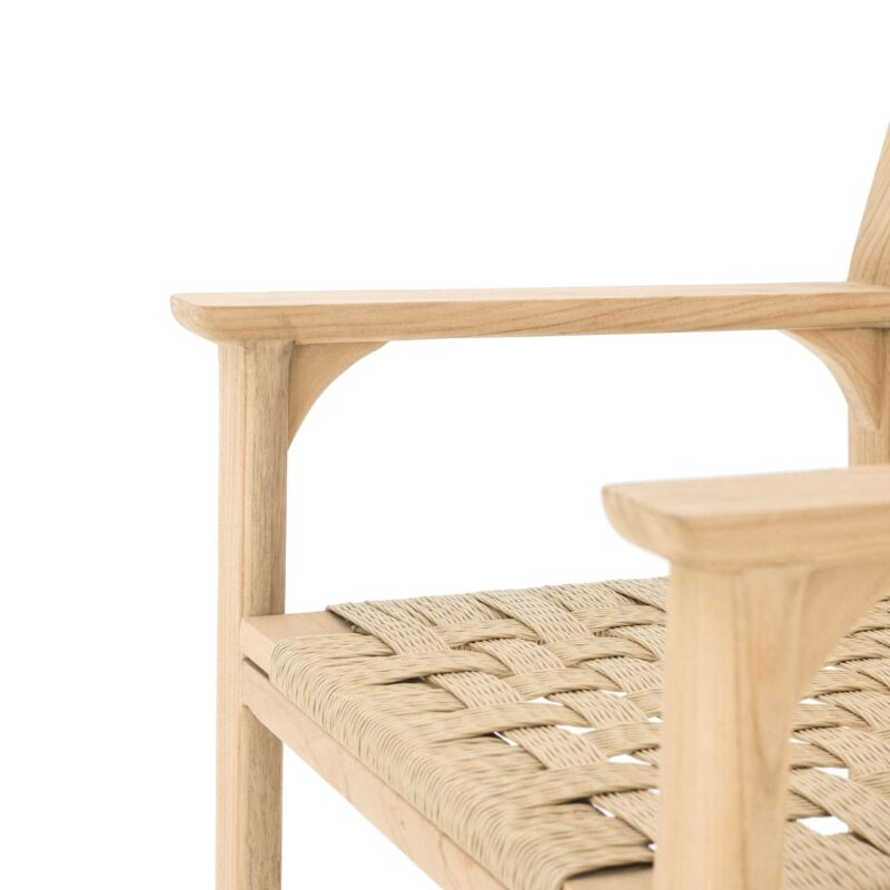 WOODEN DINING ARM CHAIR