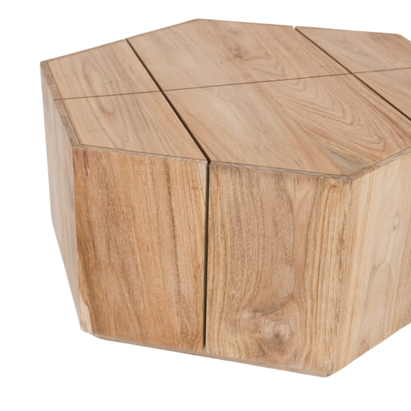 wooden side table