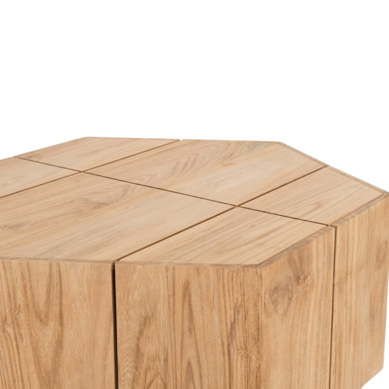 wooden side table