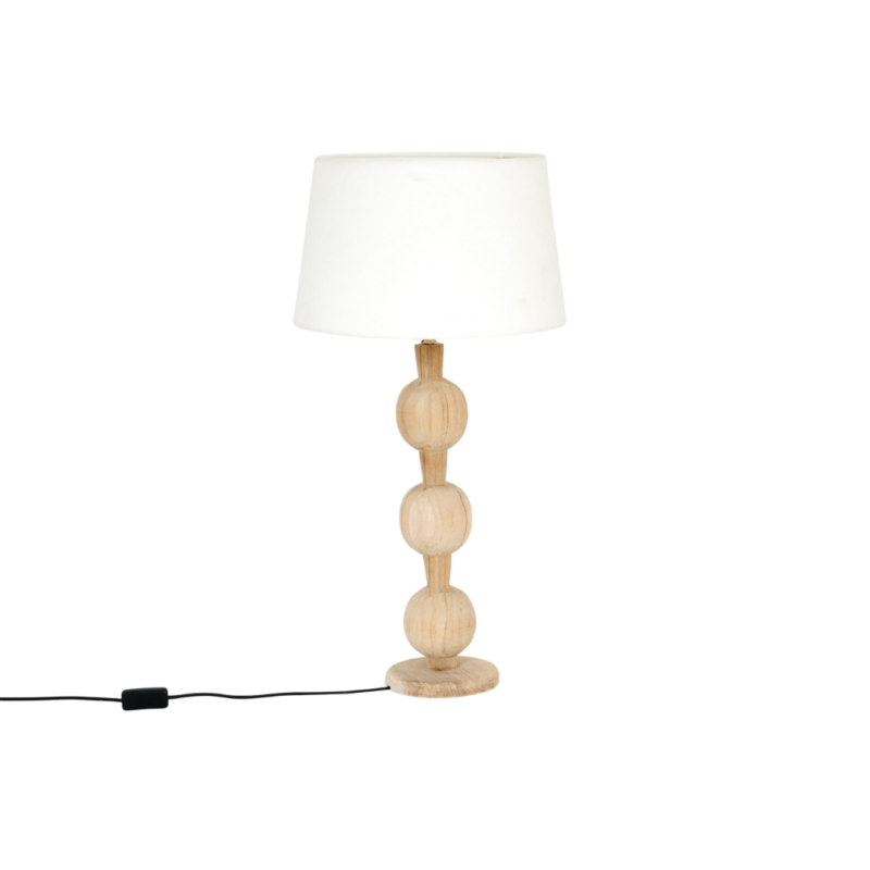 wooden table lamp