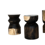 stump side table