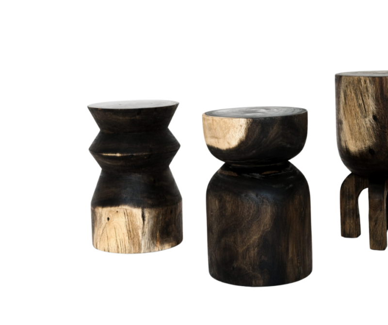 stump side table