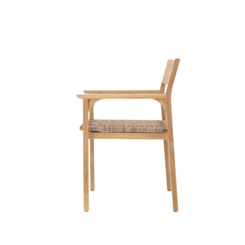 poolside dining arm chair