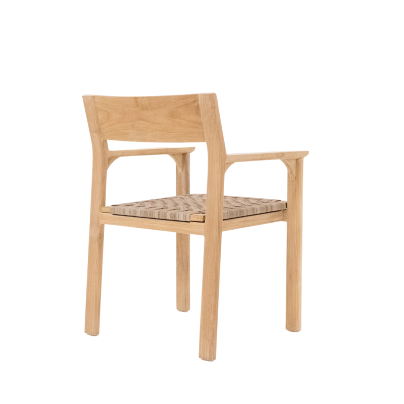 poolside dining arm chair