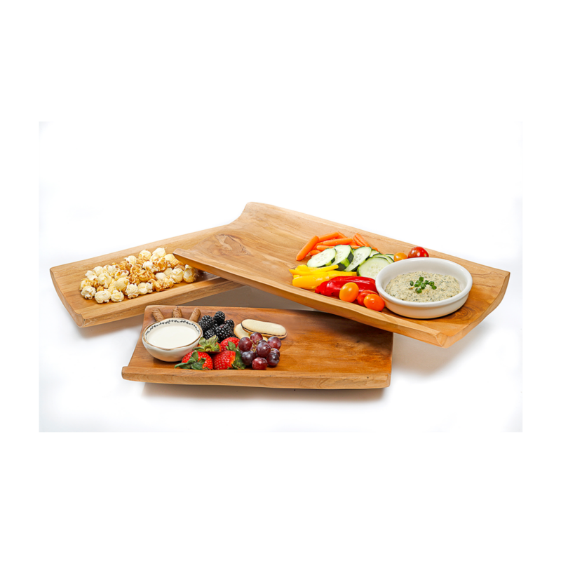 wooden serving tray