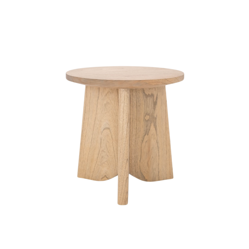 WOODEN SIDE TABLE