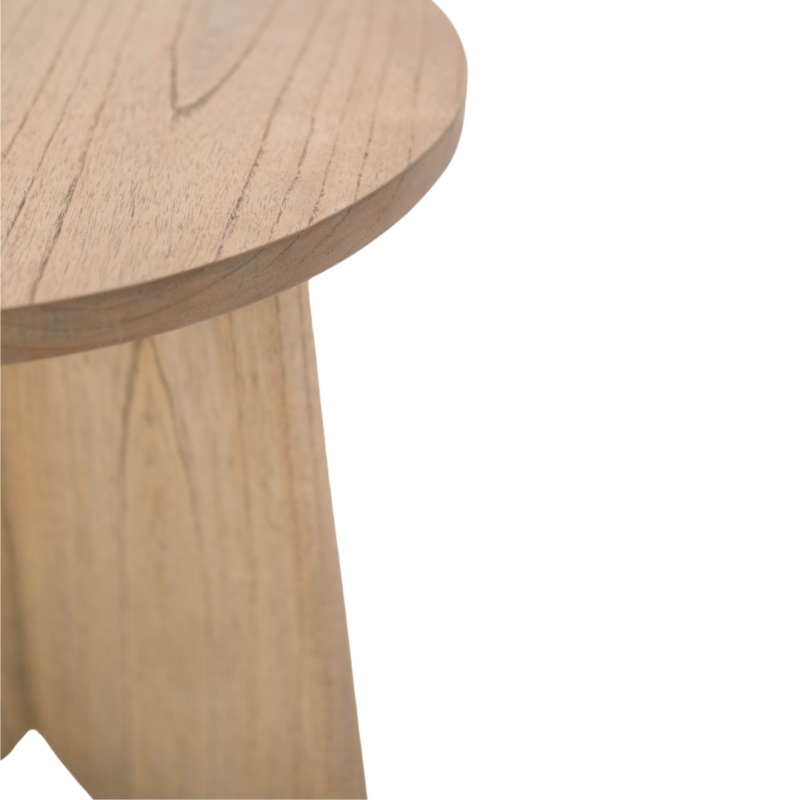 WOODEN SIDE TABLE