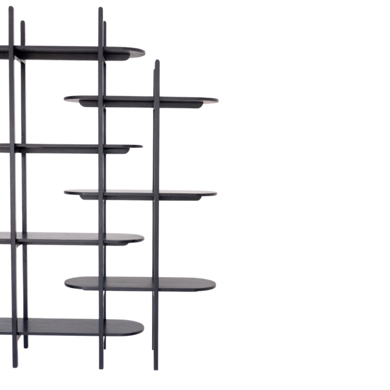 WOODEN BOOKSHELF DIVIDER