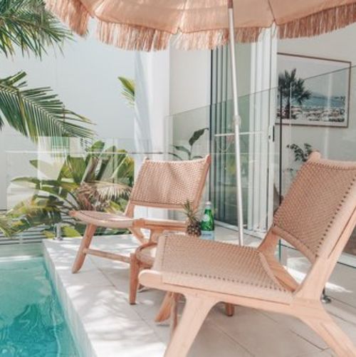 poolside lounge chair