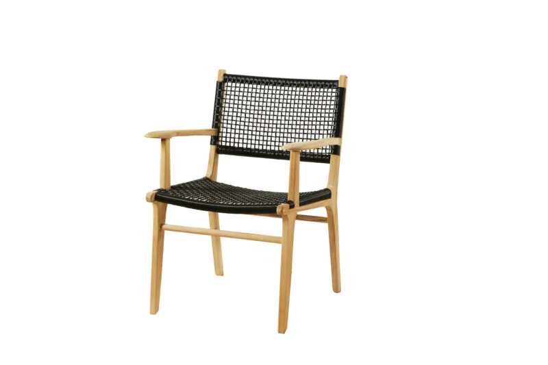 wooden arm chair