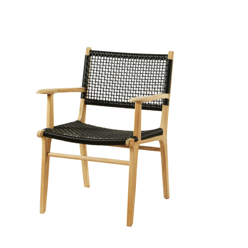 wooden arm chair