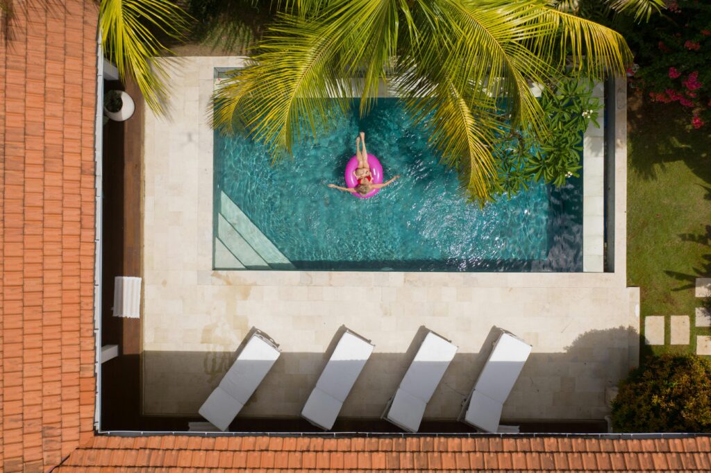 bali inspired outdoor design