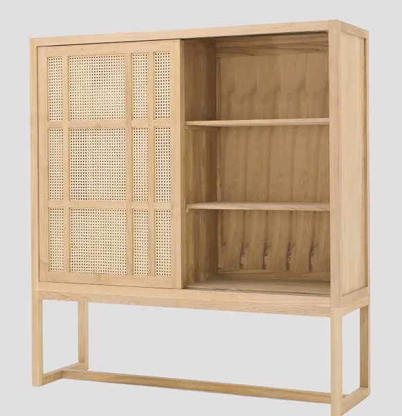 wooden storage cabinet